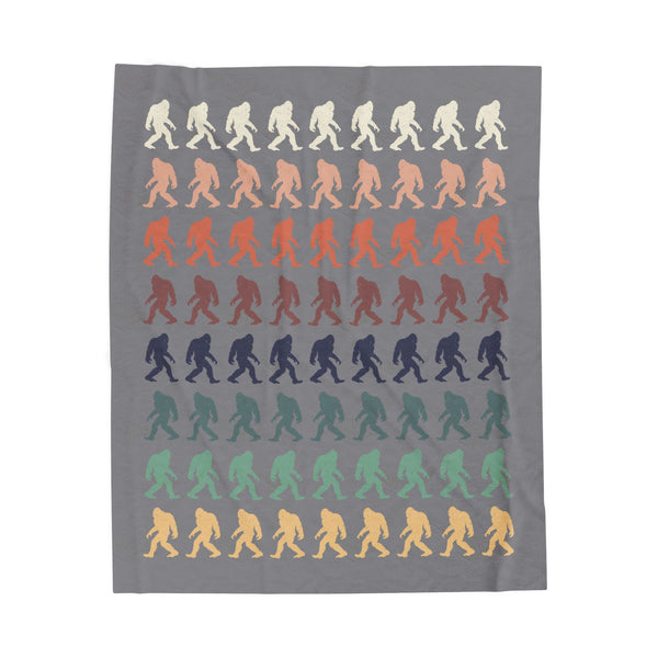 Pride of the Bigfoots Vintage Style Lightweight Cozy Blanket