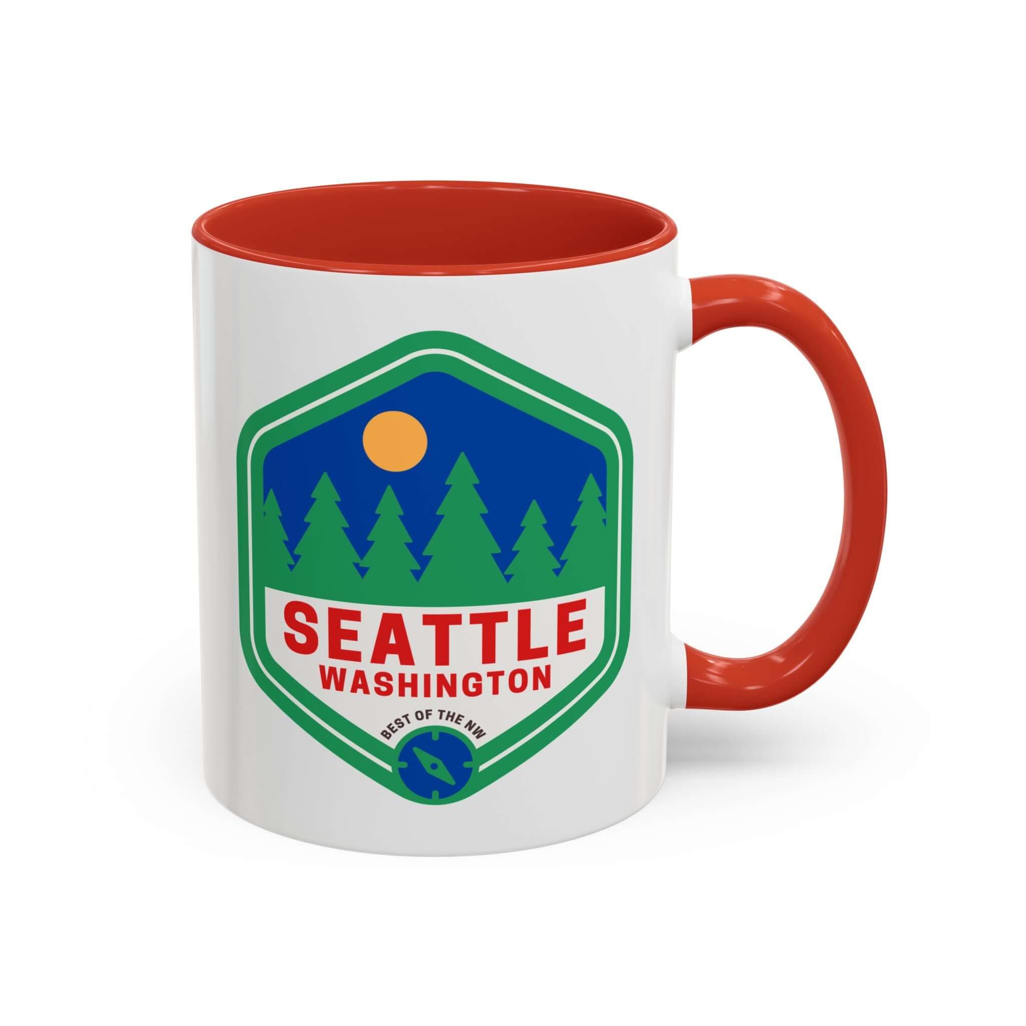 Best of the NW Seattle Washington Ceramic Coffee Mug – Made in the Northwest
