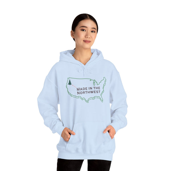 Evergreen is Where It's At Cozy Hoodie