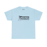 Light blue tee with 