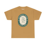 Grower's Union Local 420 athletic tee with hand holding a joint design, perfect for cannabis culture fans.