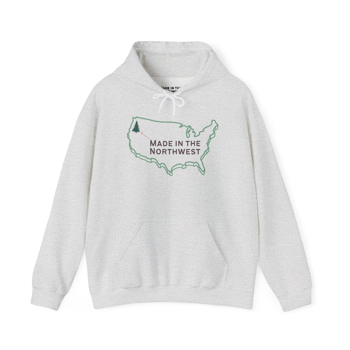 Evergreen is Where It's At Cozy Hoodie