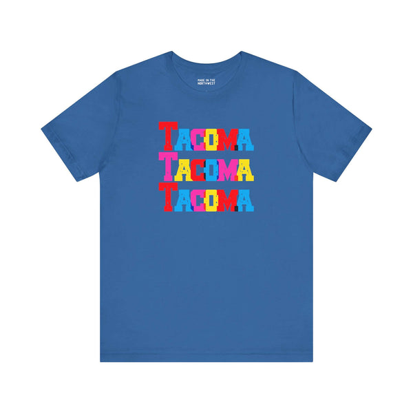 Bold and Bright Tacoma Trio Premium Soft Tee