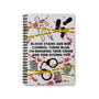 My Ode to True Crime Spiral Notebook