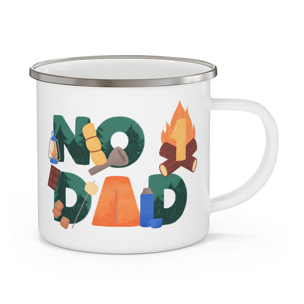 Number One Dad Enamel Camping Mug