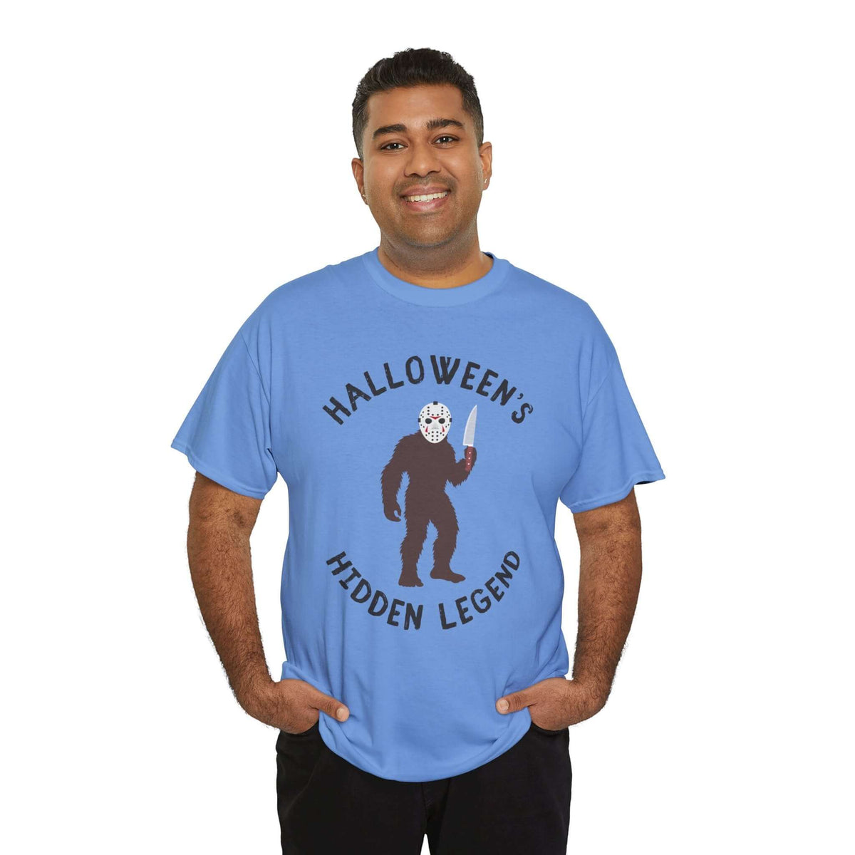 Halloween's Hidden Legend Bigfoot Athletic T-Shirt