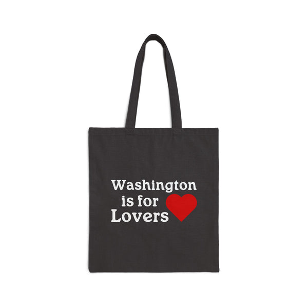 Washington is for Lovers Cotton Canvas Tote Bag