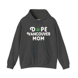 Dope Vancouver Mom hoodie with marijuana leaf graphic replacing 