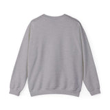 Back view of a gray NW Is My Gnome sweatshirt showcasing a cozy and stylish design for gnome lovers.