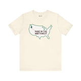 Evergreen is Where it's At Soft Tee Show your love for the Pacific Northwest with our exclusive 