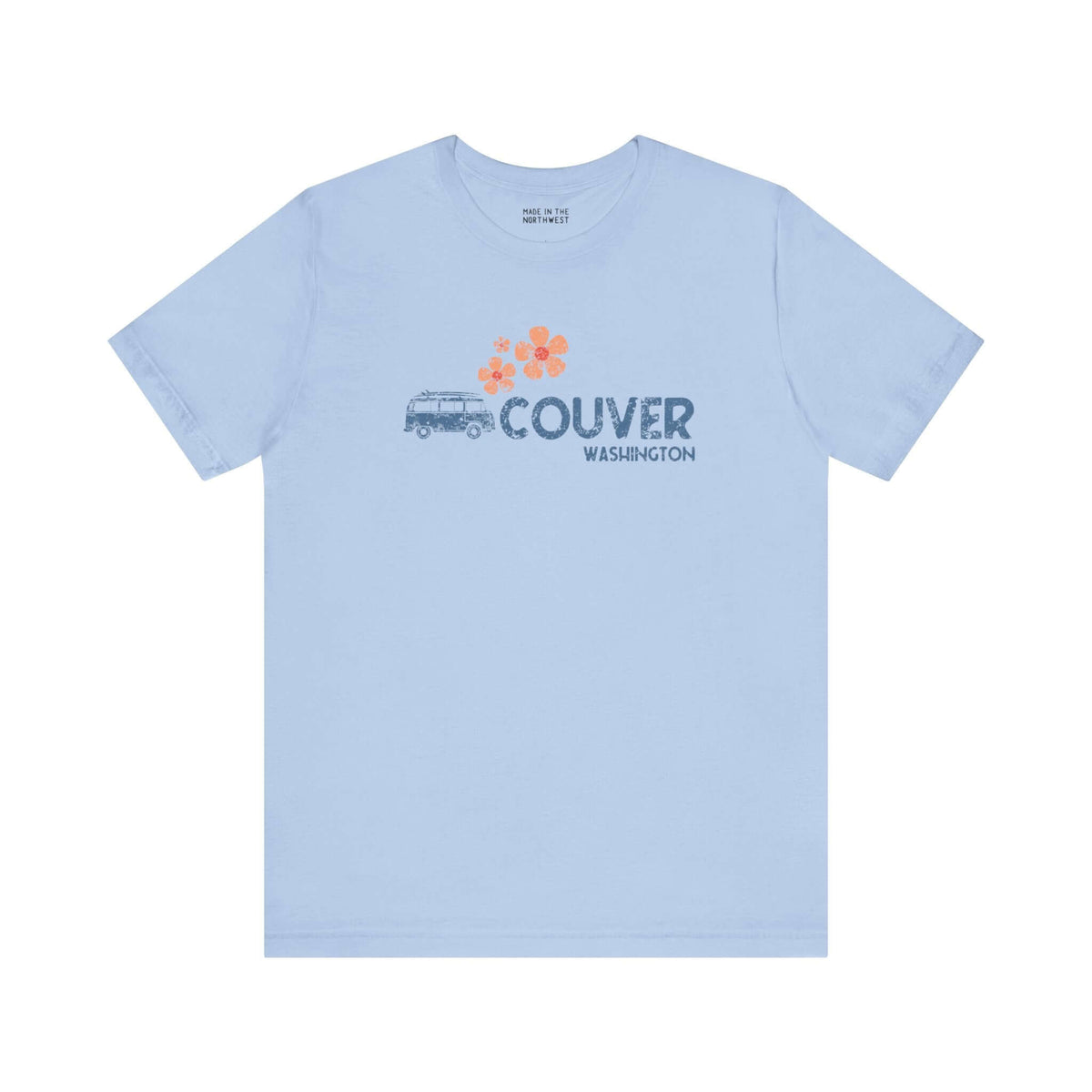 Groovy VAN-Couver Vibes Soft Tee Cruise through nostalgia with our groovy VAN-Couver Vibes tee from the Motor Mania collection. This retro-inspired design features a van graphic cleverly paired with "-couver" to spell out "Vancouver," accented by faded fl