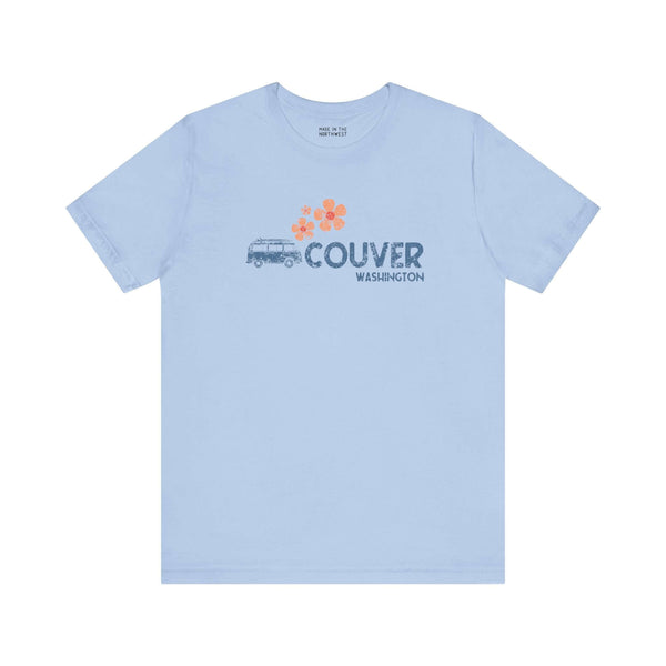 Groovy VAN-Couver Vibes Soft Tee Cruise through nostalgia with our groovy VAN-Couver Vibes tee from the Motor Mania collection. This retro-inspired design features a van graphic cleverly paired with "-couver" to spell out "Vancouver," accented by faded fl