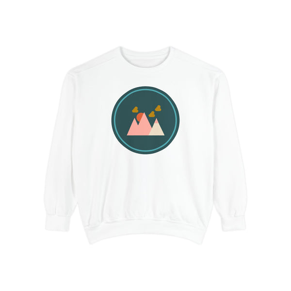 Minimalist Forest in a Northwest Style Garment Dyed Relaxed Sweatshirt
