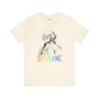 George's Rainbow Vision Spokane tee with rainbow lettering and George Washington wearing rainbow glasses, celebrating Pride.