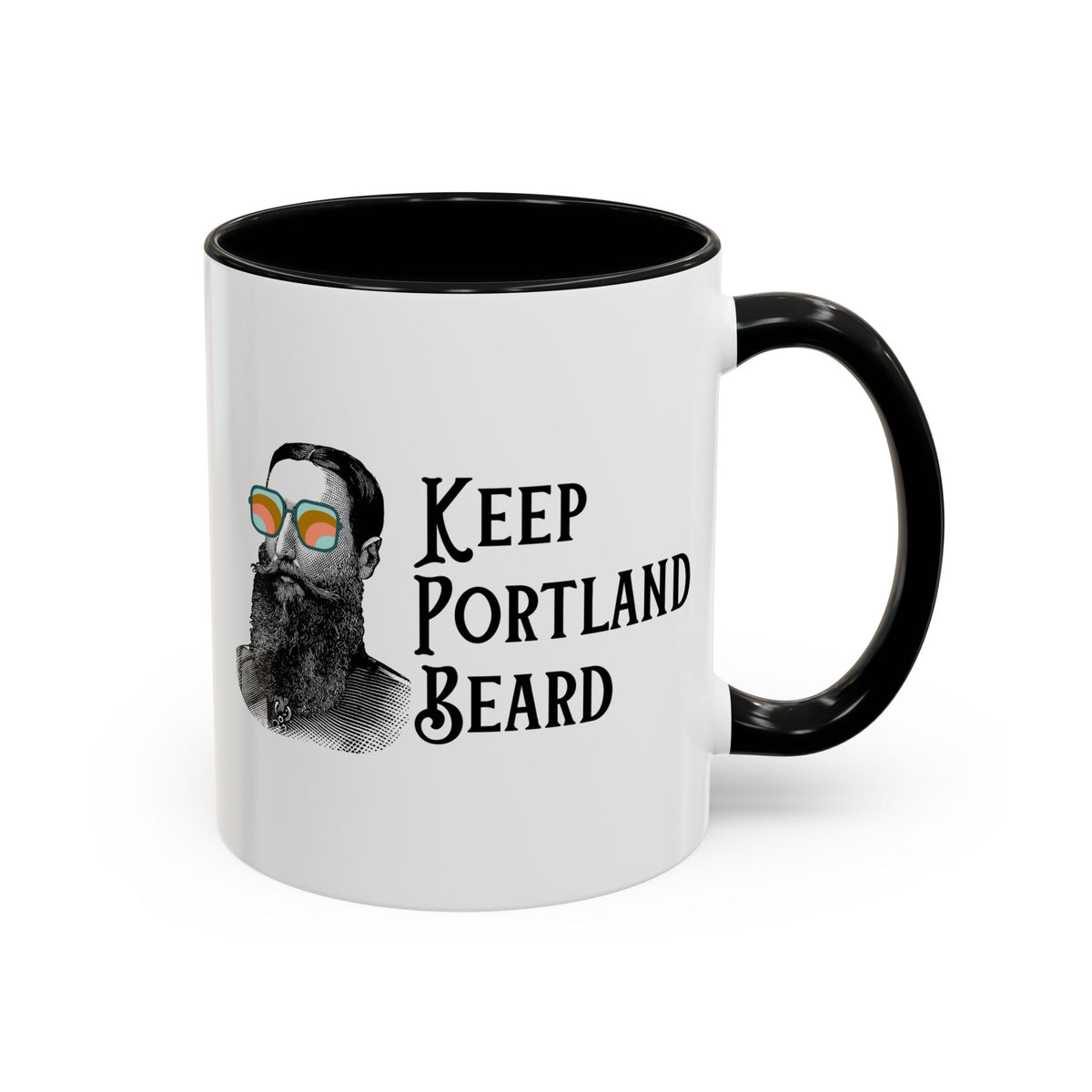 Keep Portland Beard Ceramic Coffee Mug