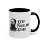 Keep Portland Beard Ceramic Coffee Mug