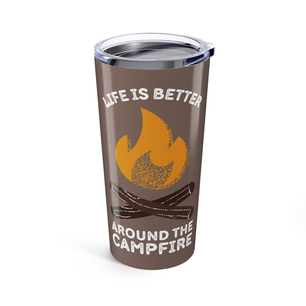 Cozy Campfire Chronicles Stainless Coffee Tumbler 20 oz