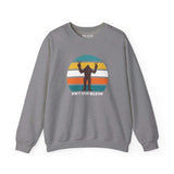 Gray sweatshirt with 