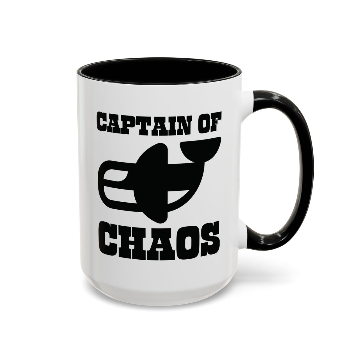 Captain of Chaos Orca Ceramic Coffee Mug