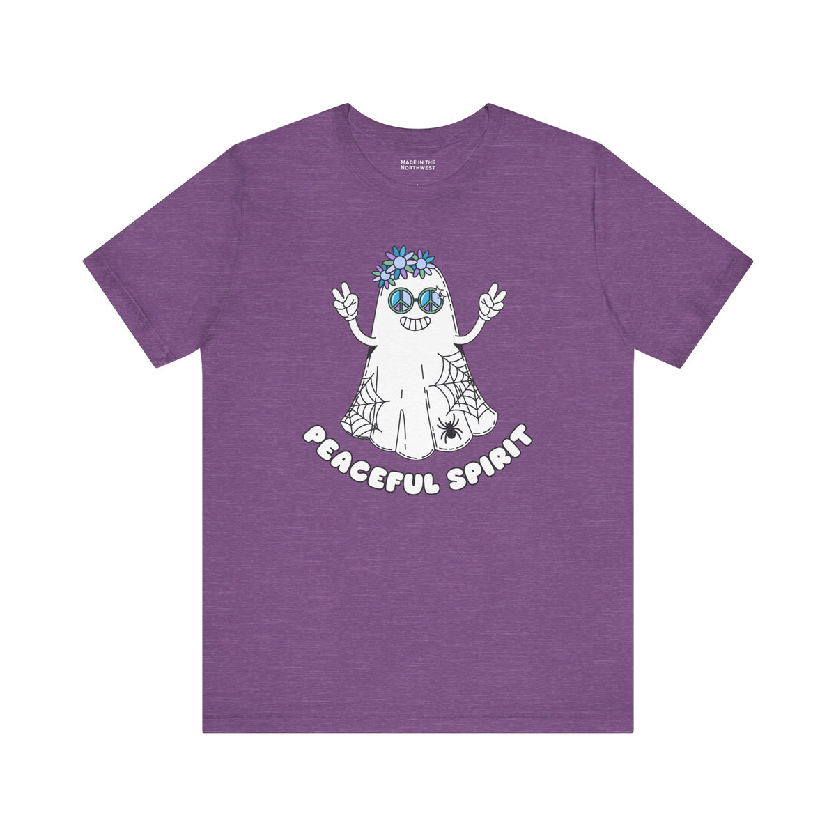 Peaceful Spirit Hippie Ghost Softstyle T-Shirt