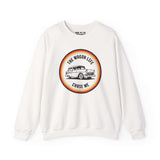 Cozy sweatshirt featuring the retro Chevy Nomad design, promoting the wagon lifestyle with style.