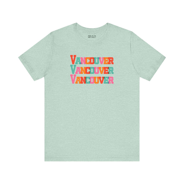 Bold and Bright Vancouver Trio Premium Soft Tee