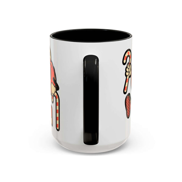 Merry Creepmas Mug featuring playful pumpkins and candy canes for festive holiday cheer.