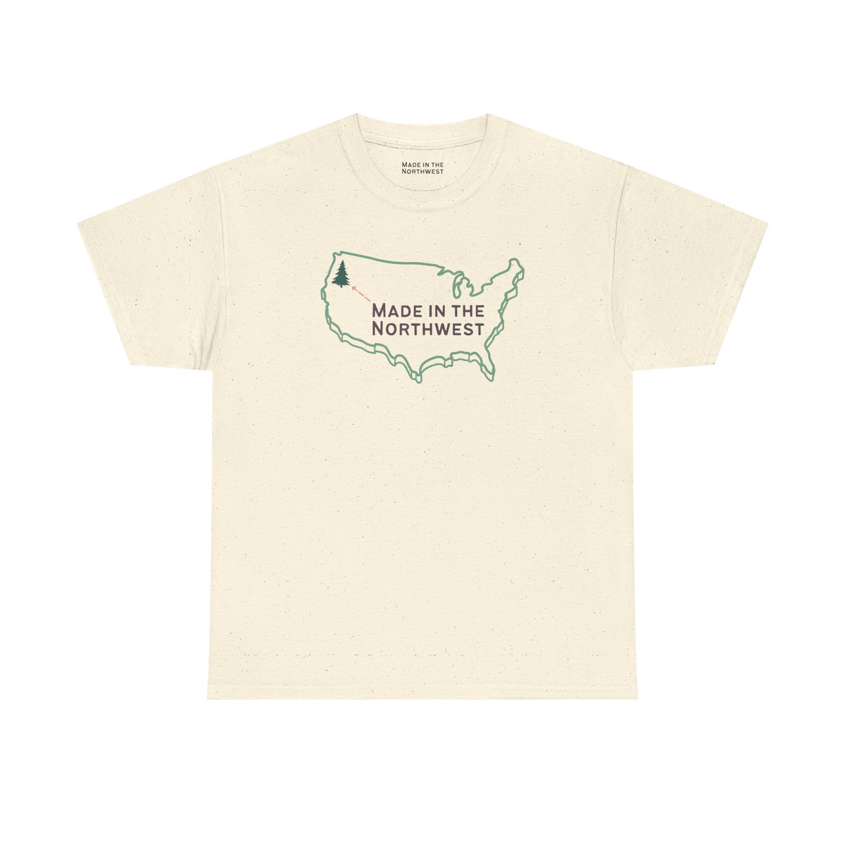 Evergreen is Where It's At Athletic Tee