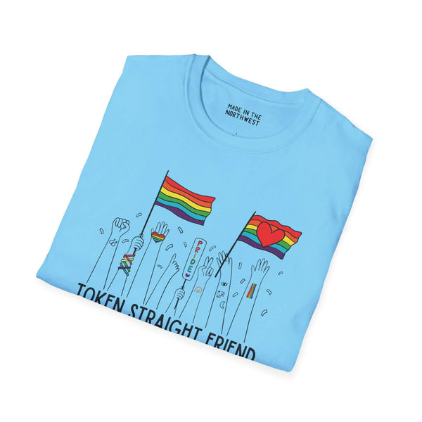 Token Straight Friend Pride Support Softstyle T-Shirt