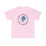 Pink athletic tee with 