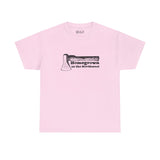 Pink athletic tee with 