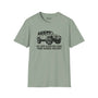 My Jeep is Dirtier Than Your Search History softstyle t-shirt for off-road enthusiasts in green.