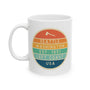 Left Coast Retro Seattle Ceramic Coffee Mug