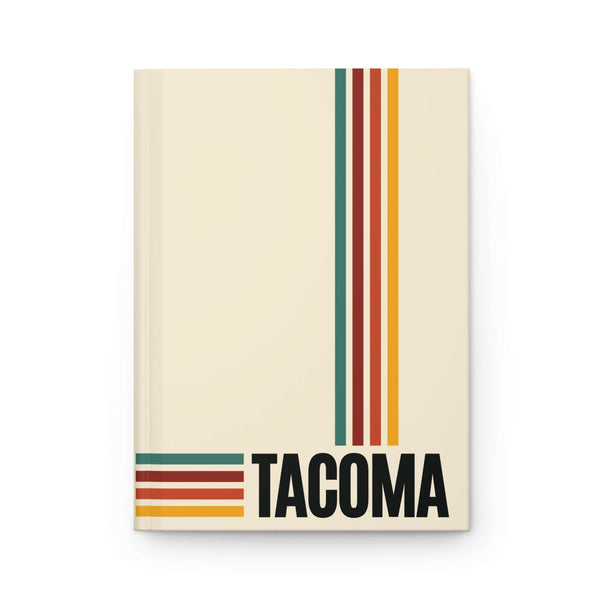 Urban Retro Stripes Tacoma Hardcover Journal