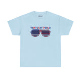 Light blue tee with 