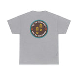 Gray athletic tee with 