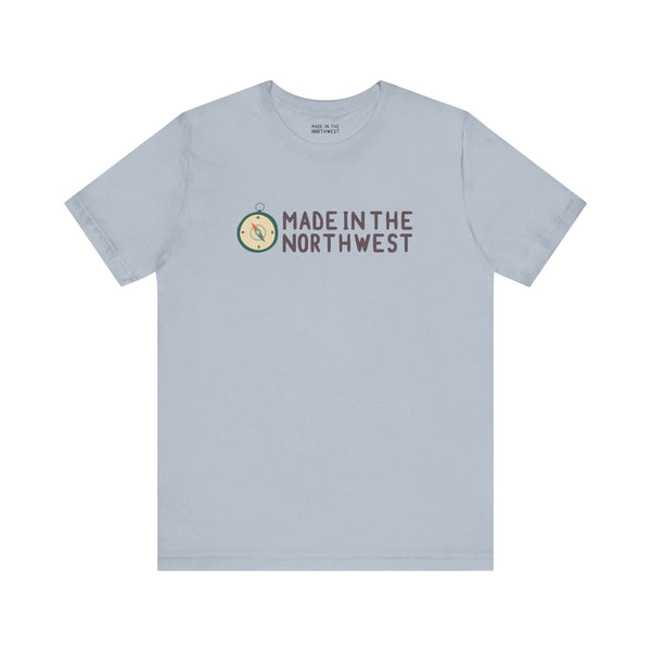 "Made in the Northwest logo soft tee with compass design, showcasing Pacific Northwest pride."