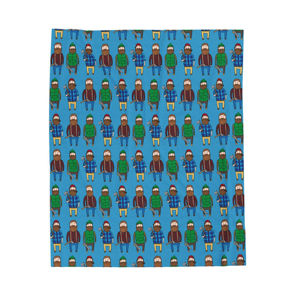 Lumberjacks Have Axe Appeal Lightweight Cozy Blanket