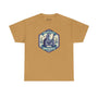 Custom Cycles Northwest athletic tee in tan color with motorcycle graphic, perfect for bike lovers and casual wear.