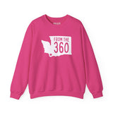 Pink sweatshirt with 