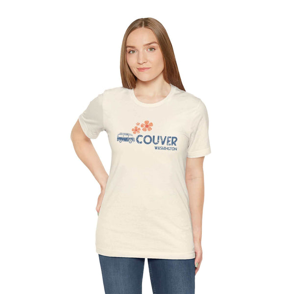 Groovy VAN-Couver Vibes Soft Tee Cruise through nostalgia with our groovy VAN-Couver Vibes tee from the Motor Mania collection. This retro-inspired design features a van graphic cleverly paired with "-couver" to spell out "Vancouver," accented by faded fl