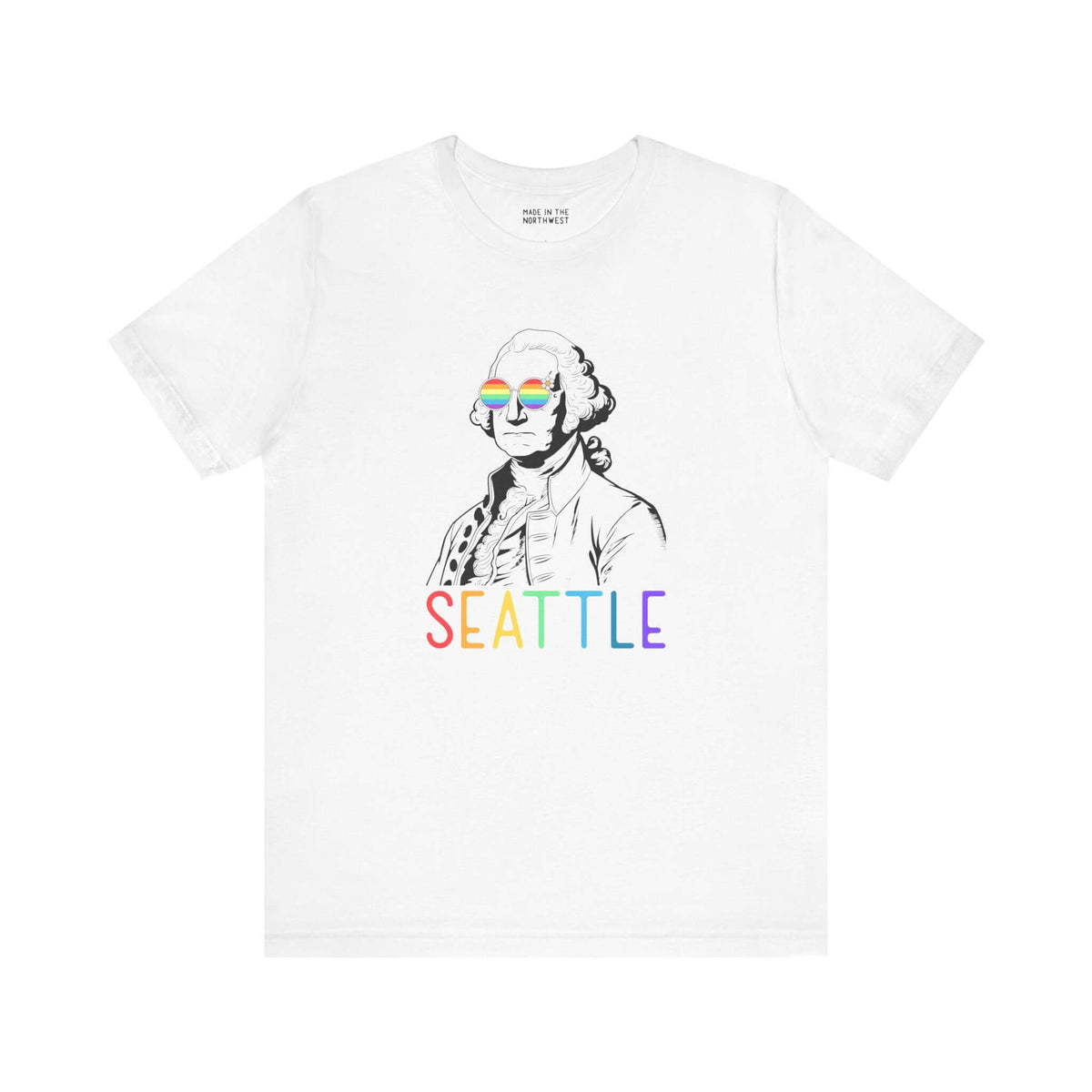 George's Rainbow Vision Seattle Premium Soft Tee