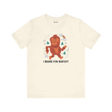 I Brake for Bigfoot Soft Tee Show your playful side and love for local folklore with our 