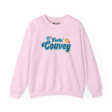 Pink Feelin' Couvey retro sweatshirt celebrating Vancouver, Washington with a fun, vibrant design.