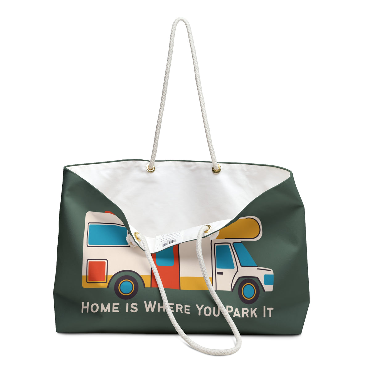 Home is Where You Park It RV Camper Weekender Bag