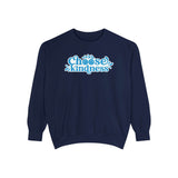 Choose Kindness Sweatshirt in navy blue with vibrant graphic design emphasizes the message of kindness.