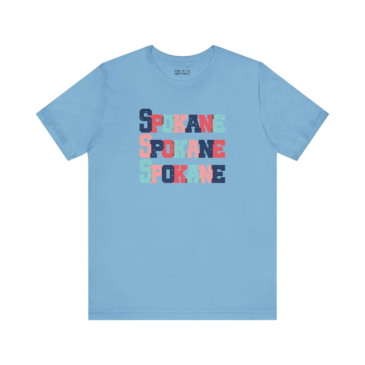 Bold and Bright Spokane Trio Premium Soft Tee