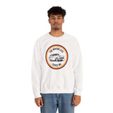 The Wagon Life Chose Me cozy sweatshirt with vintage Chevy Nomad design, perfect for classic car enthusiasts.