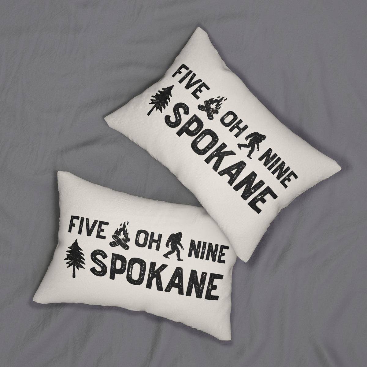 Five Oh Nine Roots Spokane Lumbar Accent Pillow