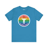 Chasing Rainbows Sasquatch Soft Tee Celebrate your roots with a splash of color and a touch of mystery in our 